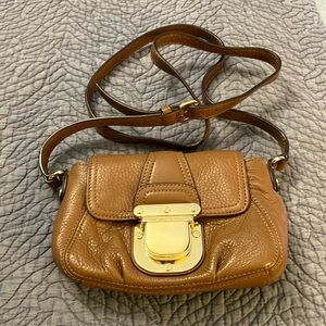 Michael Kors small leather crossbody. Make any reasonable offer.